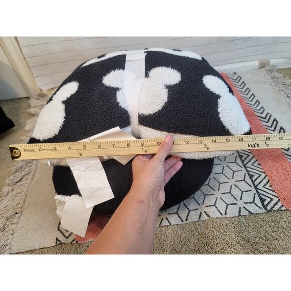 Disney Mickey Mouse Black White Decorative Pillow Set - Picture 11 of 15